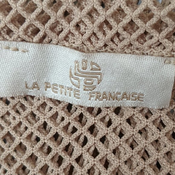 La Petite Francaise Open Mesh Short Sleeve Top - Picture 5 of 6